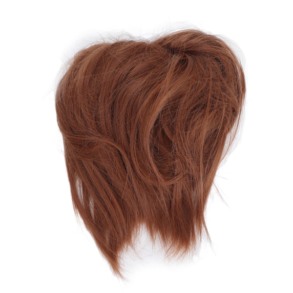 Rotete bolle-hårstykke Rullet Updo Extensions Wavy Wrap Hestehale-hårstykker for kvinner JenterQ17-30#