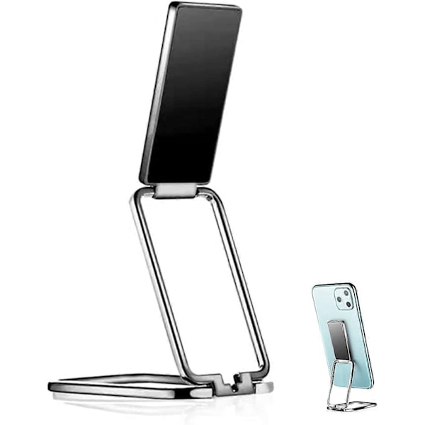 Universell Skrivbordsringhållare Magnetisk Vikbar Bil Smartphonehållare Fingerstöd 360 Rotation Självhäftande Vikbar Smartphonehållare Kompatibel med