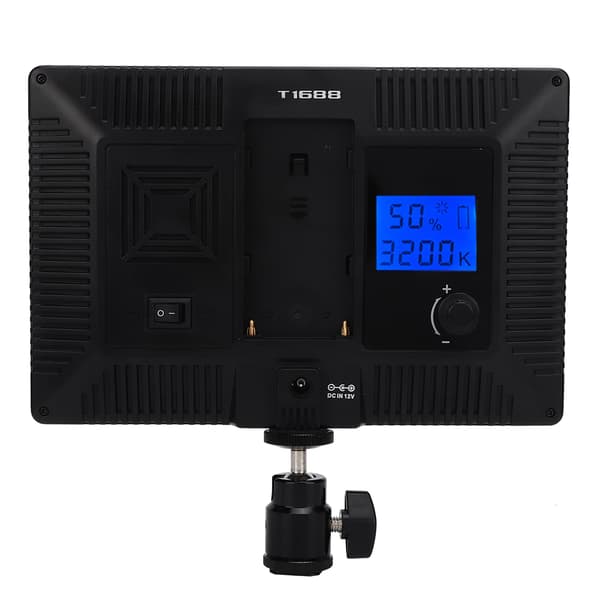 LED Digital Flat Panel Fylllys Kamera Mini Bærbart Fotovideolys for Fotografering
