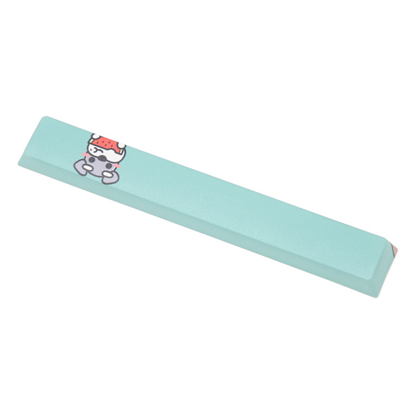 Spacebar-tast, PBT, farverig, sød tegneserie, DIY, universel, mekanisk tastatur, udskiftningstilbehør, vandmelonhund