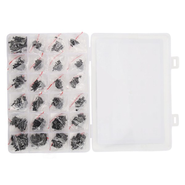 720PCS Laptop-ersättningsskruvsortiment Kit Svart Notebook-dator Reparation Kolstålsskruvsats