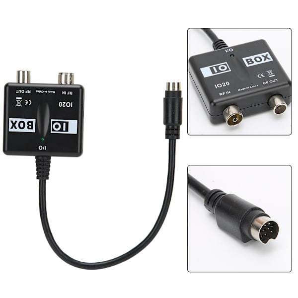 ABS Professional IO20 Link/Sync Rf Modulator Output TV Converter Videokonvertering Special för HD SKY BOX