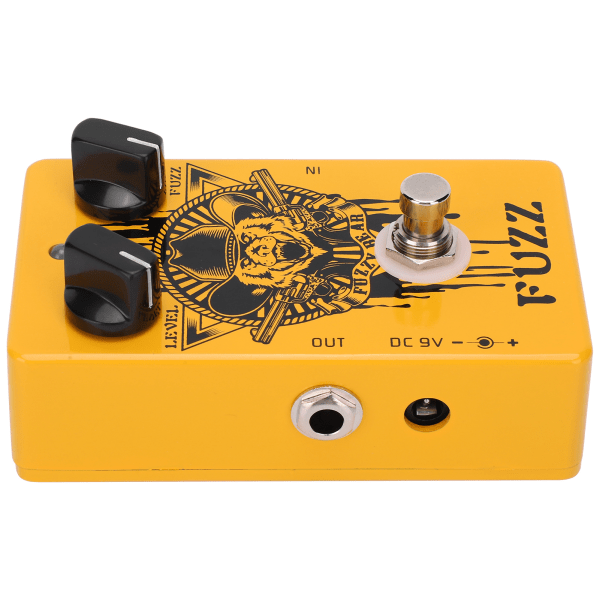 Fuzz Effect Pedal Elgitarr Fuzzy Bear All Metal Shell Musikinstrumenttillbehör