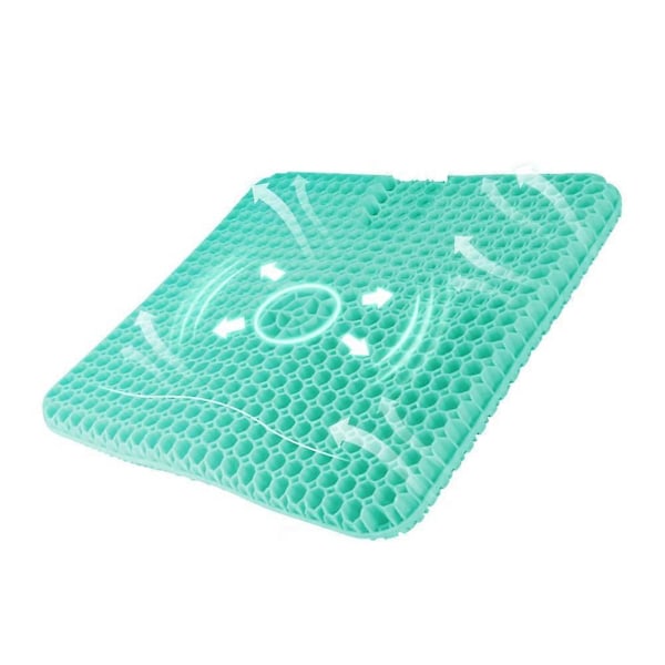 Förstorad version av honeycomb gelkudde Ergonomisk design Polymergel för att stärka stödet Lämplig för bil, kontor, familj, rullstol