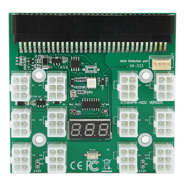 Adapterkort Server Strømforsyning 1200w 750w Adapterkort til 6pin Adapterkort 12V Grafikkort Strømforsyning
