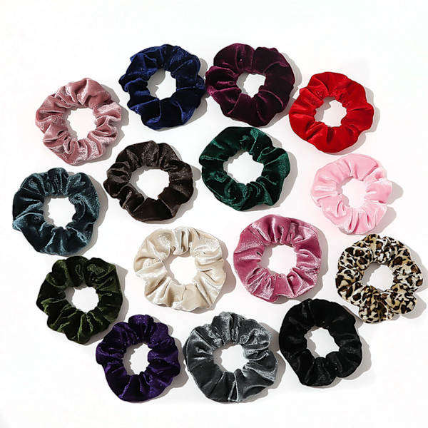 10 kpl:n hiusrypyt Simple Fashion Candy Color Velvet Elastic Scrunchies Hiussolmiot Lahjat naisten tytöille