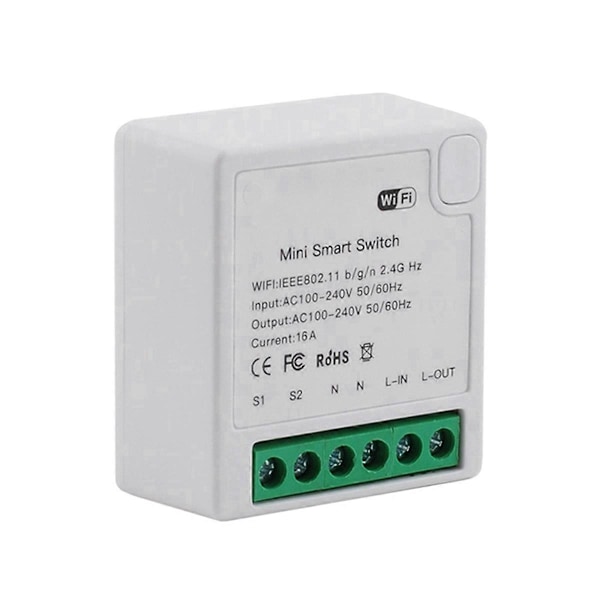 TUYA MiNi 16A Smart Switch Ikke-Metered Version Smart Wifi Switch
