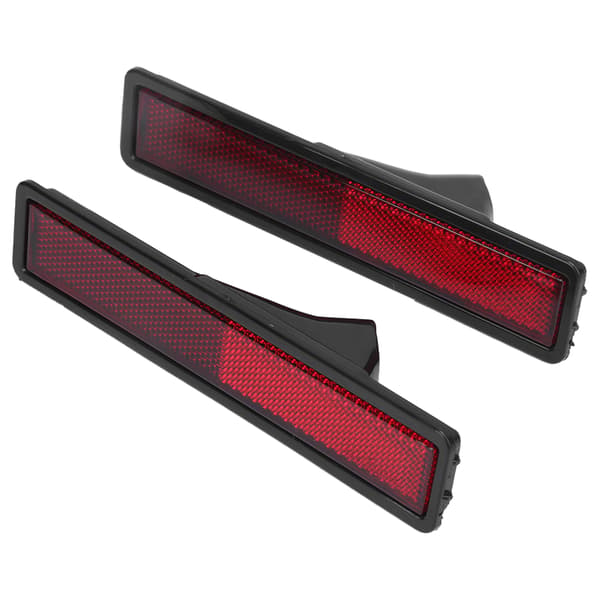2 stk. front sidemarkeringslysdeksel 63141377849 erstatning for E30 E32 E34 318i 325i 525i 735i Rød