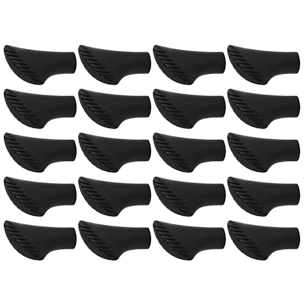 20 stk Udendørs Spadserestav Tip Beskytter Vandrestang Udskiftning Tips End for Vandrestav