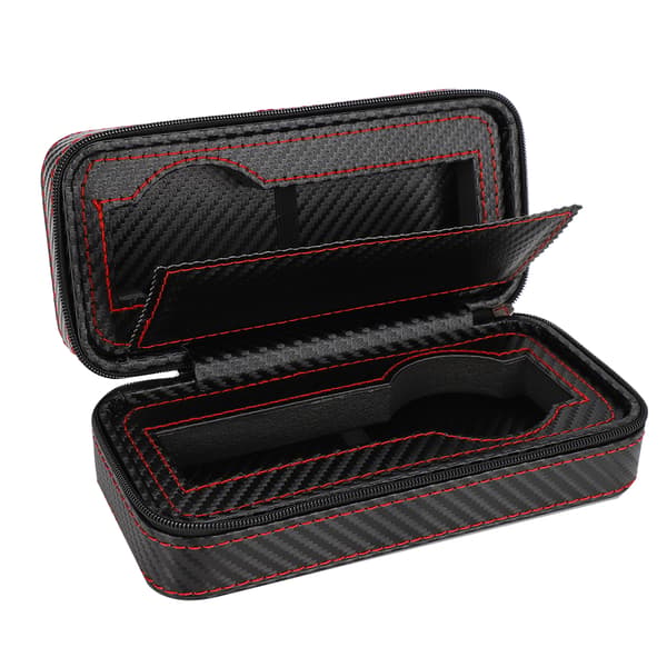 2 rum Urkasse Organizer Armbåndsur Opbevaringsboks Smykke Display Beholder