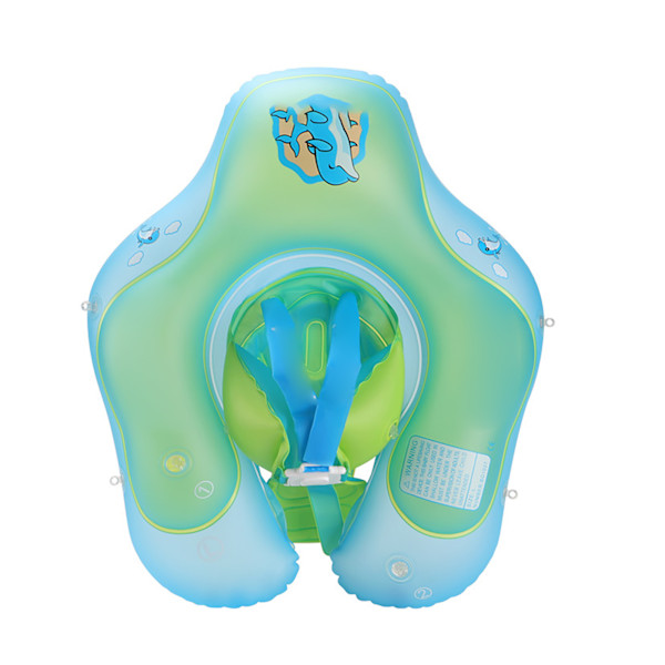 XL Baby Svømme Ring 19cm Indre Diameter Oppustelige Pool Rør PVC Non Flip Svømme Flåd med Solbeskyttelse Baldakin