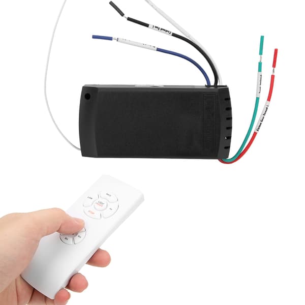 Trådlös intelligent universell takfläktljus fjärrkontroll engelsk version 85V-260V med timerfunktion