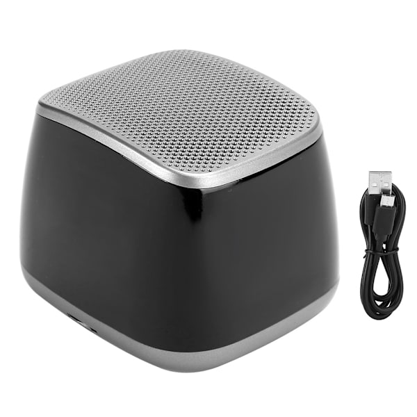 Bluetooth 5.0 -kaiutin, muovikotelo, harmaa, langaton handsfree-työpöydän kaiutinlaatikko, harmaa