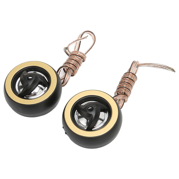 2 st 150W Dome Tweeter 4 Ohm Inbyggda Kondensatorer Högtalare för Alla Biljudsystem
