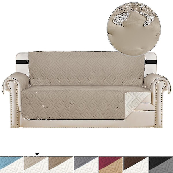 Vandtæt Universal Pet Sofa Cover - Sort, Anti-Slip Møbelbeskytter - 1 Person 3 Person Sort