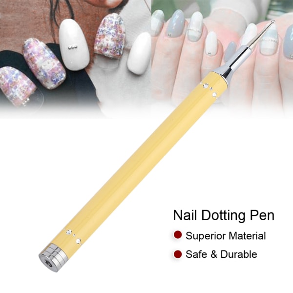 Dual Ended Nail Dotting Tegning Maling Pen Candy Color Nail Wax Stone Picker Manikyr Gul