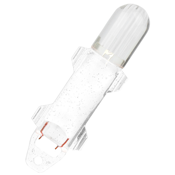 Mini vattentät LED Fish Lure Undervattensfiskelampa Attraktiv blinkande lampa (Vit)