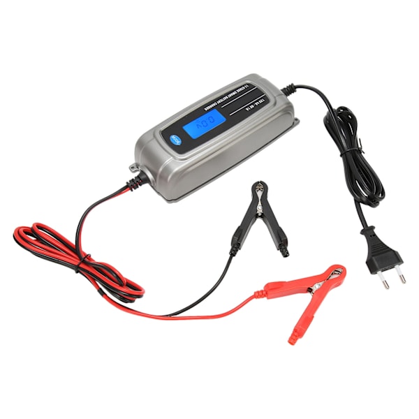 Akun laturi 180-240V 11-vaiheinen LCD-näyttö Vahva suojaus 11-vaiheinen älykäs akkulaturi autoon