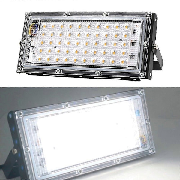 50W LED Strålkastarlampa för Utomhusbelysning IP65 Vattentät Trädgårdslampa Projektor 220V Vägglampa