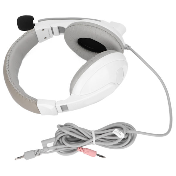 BH3688 Langallinen kuulokemikrofoni 3,5 mm Hybridi Monitoimipistoke Omnidirectionaalinen Mikrofoni Tukee XBOXia PS4:lle Valkoinen