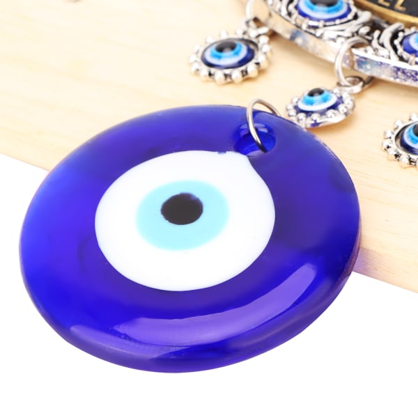 Islamisk Blue Evil Eye Blessing Amulet Vägghängande Heminredningsskydd Muslim