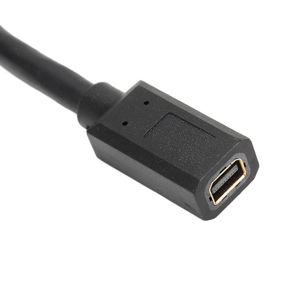 DP Hanne til Mini DP Hunnekabel 8K 60Hz 4K 144Hz 32,4Gbps 30cm Lengde Displayport-kabel 1.4 for datamaskin