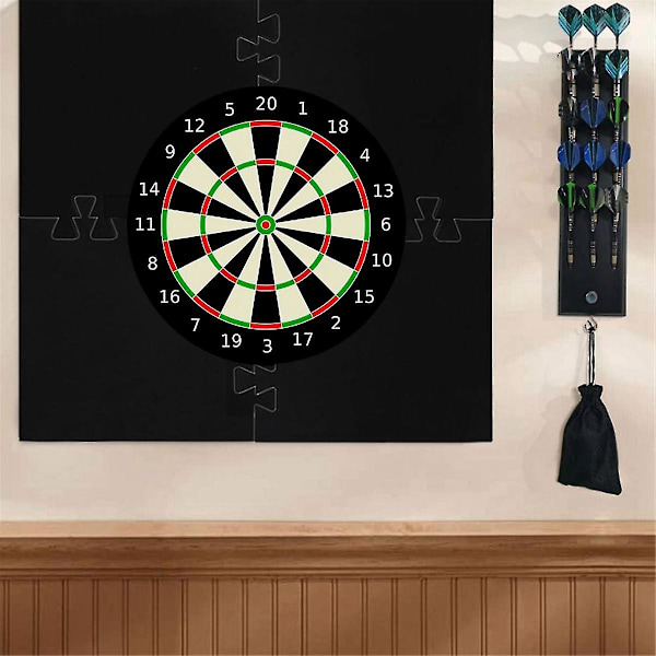Fyrkantig EVA Skyddsvägg kompatibel med Darttavla, Darttavla Surround, DIY Darttavla Skyddsring, Darttavla Tillbehör-B5