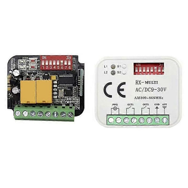 Modtager 2 CH Controller Switch til Transmitter RX Multi Frequency