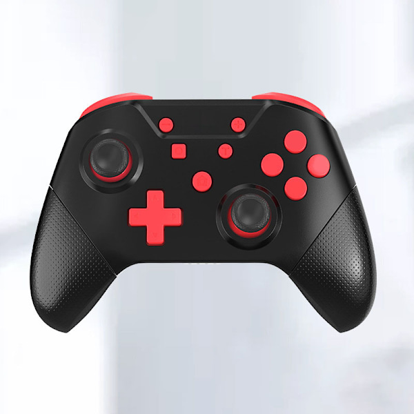 Bluetooth Gamepad NFC Somatosensory Dual Motor Vibration Trådlös Spelkontroll med 3D Joystick för Switch Svart