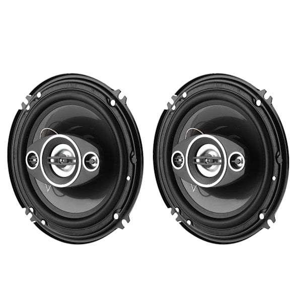2 stk 16,51 cm/6,5 tommers bilkoaksialhøyttaler 90dB 500W fullfrekvens universal for lydsystem