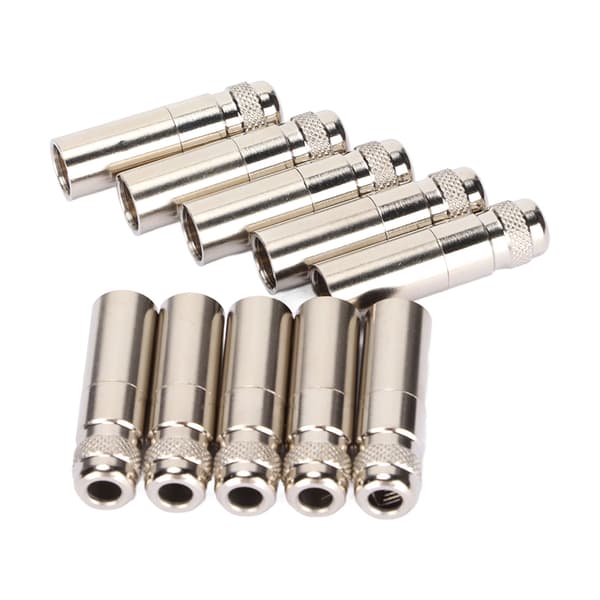 10 stk. 4-bens XLR hanstik Fuldmetal XLR hanstik til mixer mikrofonforstærker equalizer
