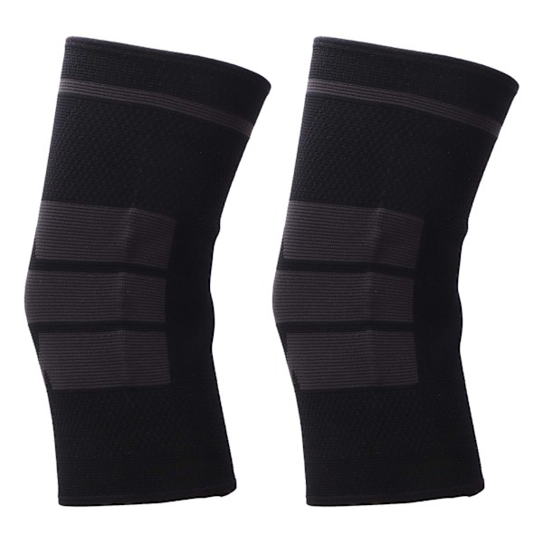 2-pack knäskydd i sport, stickade, varma knäskydd, skyddsutrustning för basket, vandring, löpning, klättring