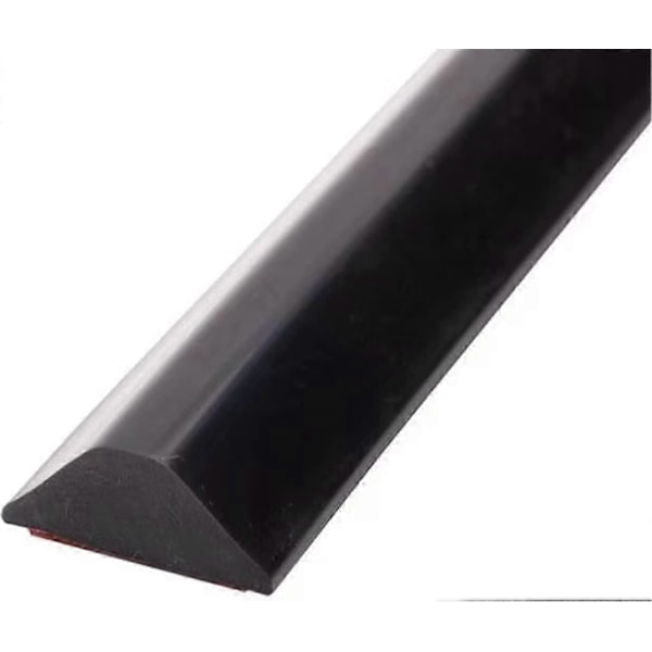 Självhäftande Tröskelskyddslist för Dusch, Vattendam, Dusch, Badrum, Golv (100cm, Svart)