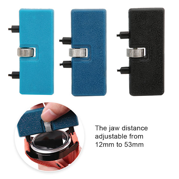 3st Professional Watch Back Case Opener Justerbar Watch Back Cover Remover Reparationsverktyg för watch