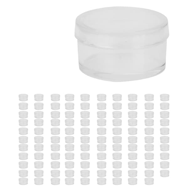 100 stk. Perler Urdele Hardware Opbevaringsboks Smykker Småting Beholder Organizer 2cm