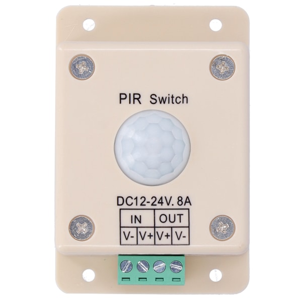 Infraröd Human Body Sensor DC12-24V LED Lamp Controller Automatisk PIR Induktiv Brytare