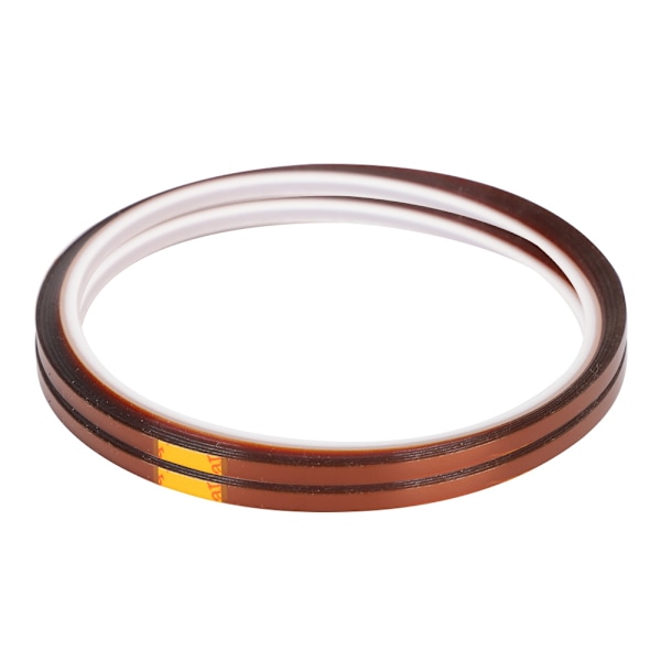 2PCS 33M High Temperature Resistant Adhesive Tape Polyimide Film Yellow Brown Accessory3mm