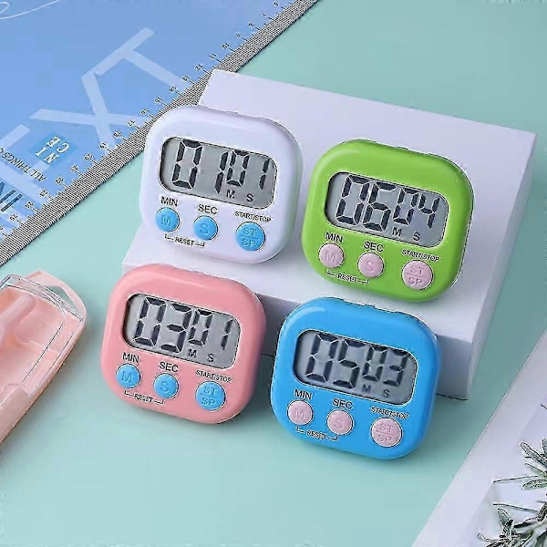 Timer Digital Chronometre Til Madlavning Æg Studie Klasseværelse Børn Nedtællingsur Køkken Gadgets Redskaber Tilbehør Stopur