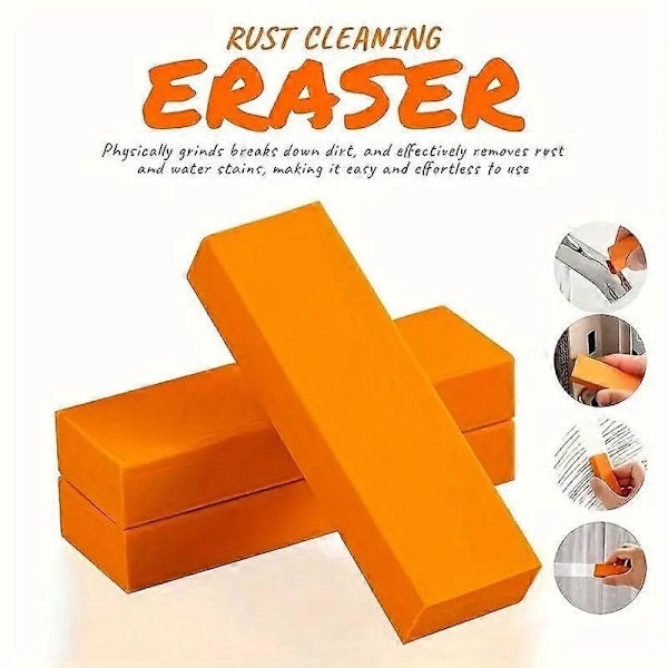 Rustfri Stål Pletfjerner, Magisk Pletfjerner til Rustfrit Stål, Gummi Rustfjerner Rensegummi 10/8/5/2 STK ZD B2 8 STK