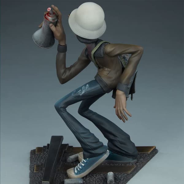 Hip Hop Elements Skulptur Kunstner Statue DJ Break Dance Modellering Resin Skulptur