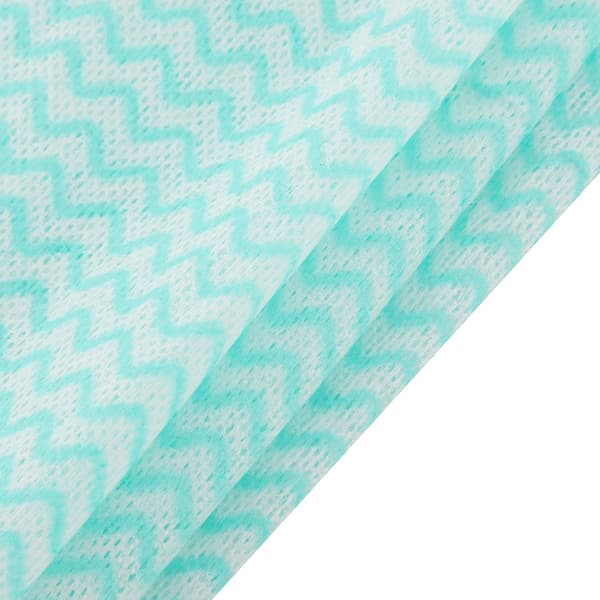 80 st engångs non-stick olja non-woven tyg dammvippa disktrasa handduk kök (grön)