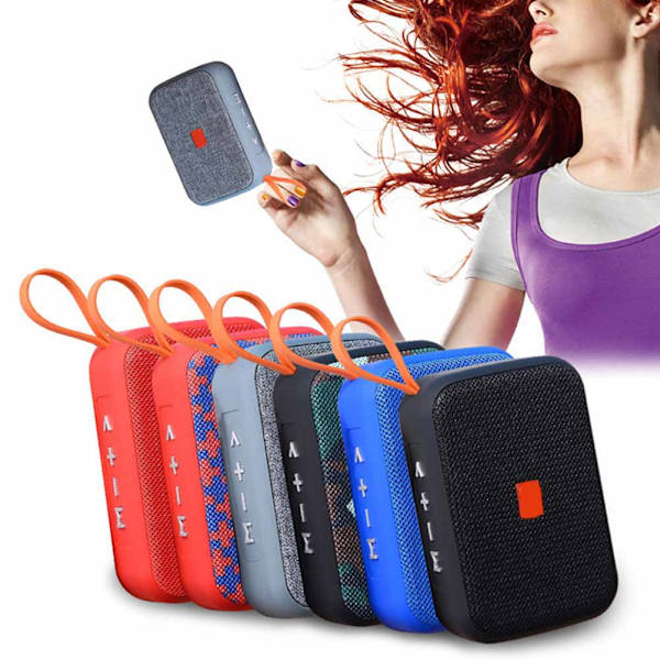 Trådlös Bluetooth-högtalare Mini Column Box Ljudsystem Stöd Minneskort AUX Högtalare Boombox