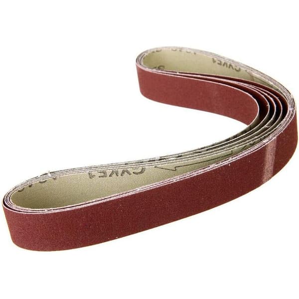 Sett med 5 slipebånd 100 mm x 915 mm - korning 40.