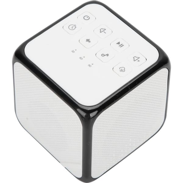 Bærbar hvit støymaskin for søvn, avslapning og søvnhjelp, hvit støyinstrument for søvn, 100-240V plugg.