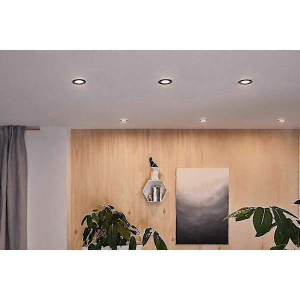 GU10 LED-lampa, 5W motsvarande 40W, 400LM, Varmvit 3000K, Belysningsset med 6 Standard LED-lampor_SZXM