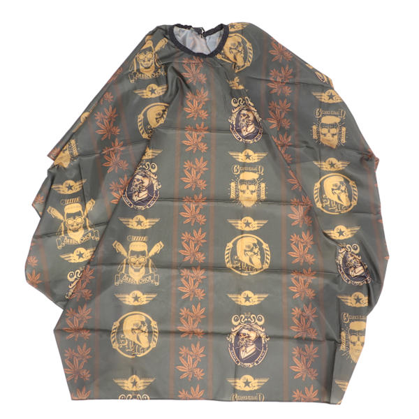 Hårklippning Cape Kit Barber Cape Neck Duster Borste Transparent vattenspruta Salong Frisyr Frisörverktygssats Gyllene print