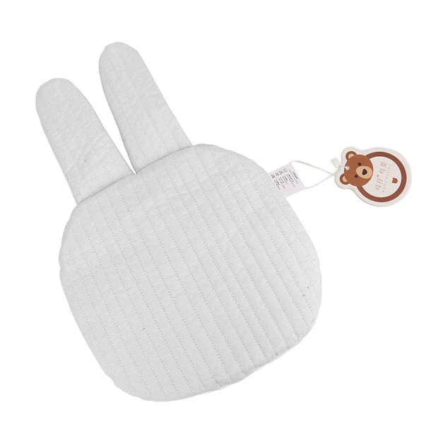 Baby Sovkudde Bomull Kanin Form Andningsbar Mjuk Bärbar Cartoon Spädbarn Amningskudde 39cm