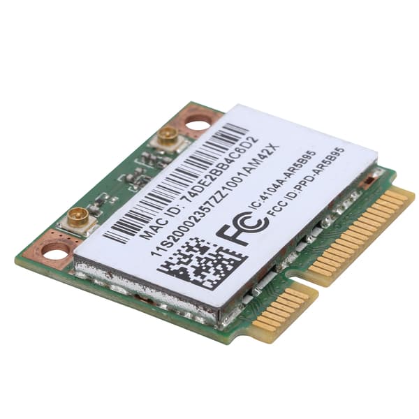 Trådlöst nätverkskort för HP-dator 150 Mbps 802.11B G/N Half Mini PCI-E-adapter AR5B95