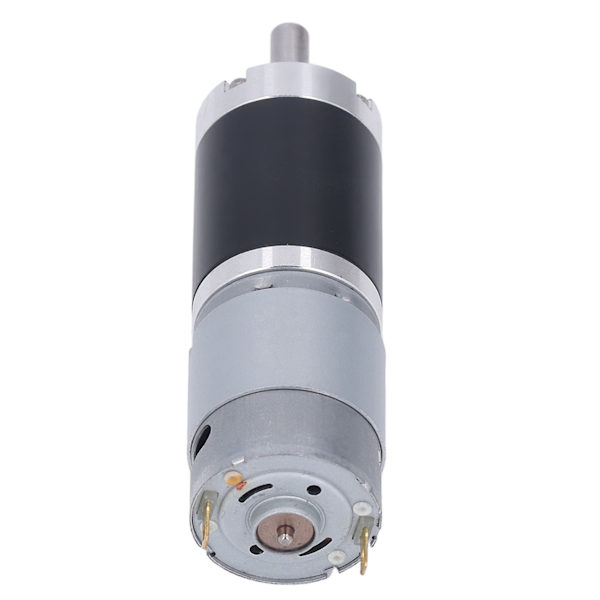 Børstet DC-motor i fuld metal med ren kobbertrådsrotor, hurtig varmeafledning, lille DC-reduktionsmotor til maskiner 372RPM