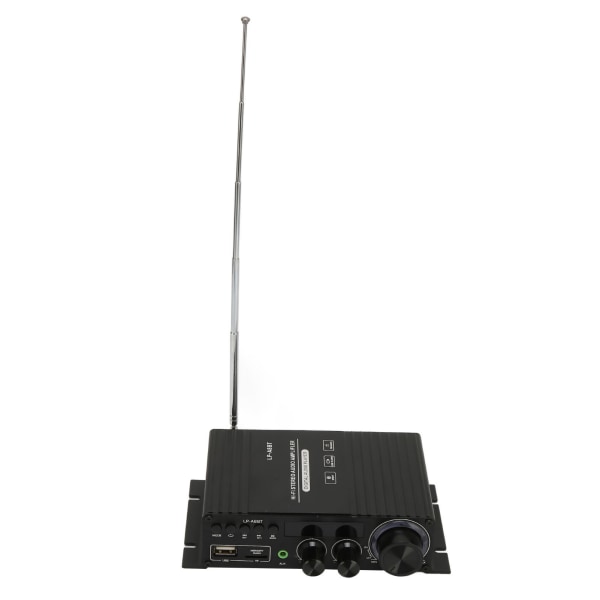 Bil Mini Audio Power Amplifier Bluetooth 5.0 2.0 Channel Coaxial Decoding High Low Tuning med fjernbetjening